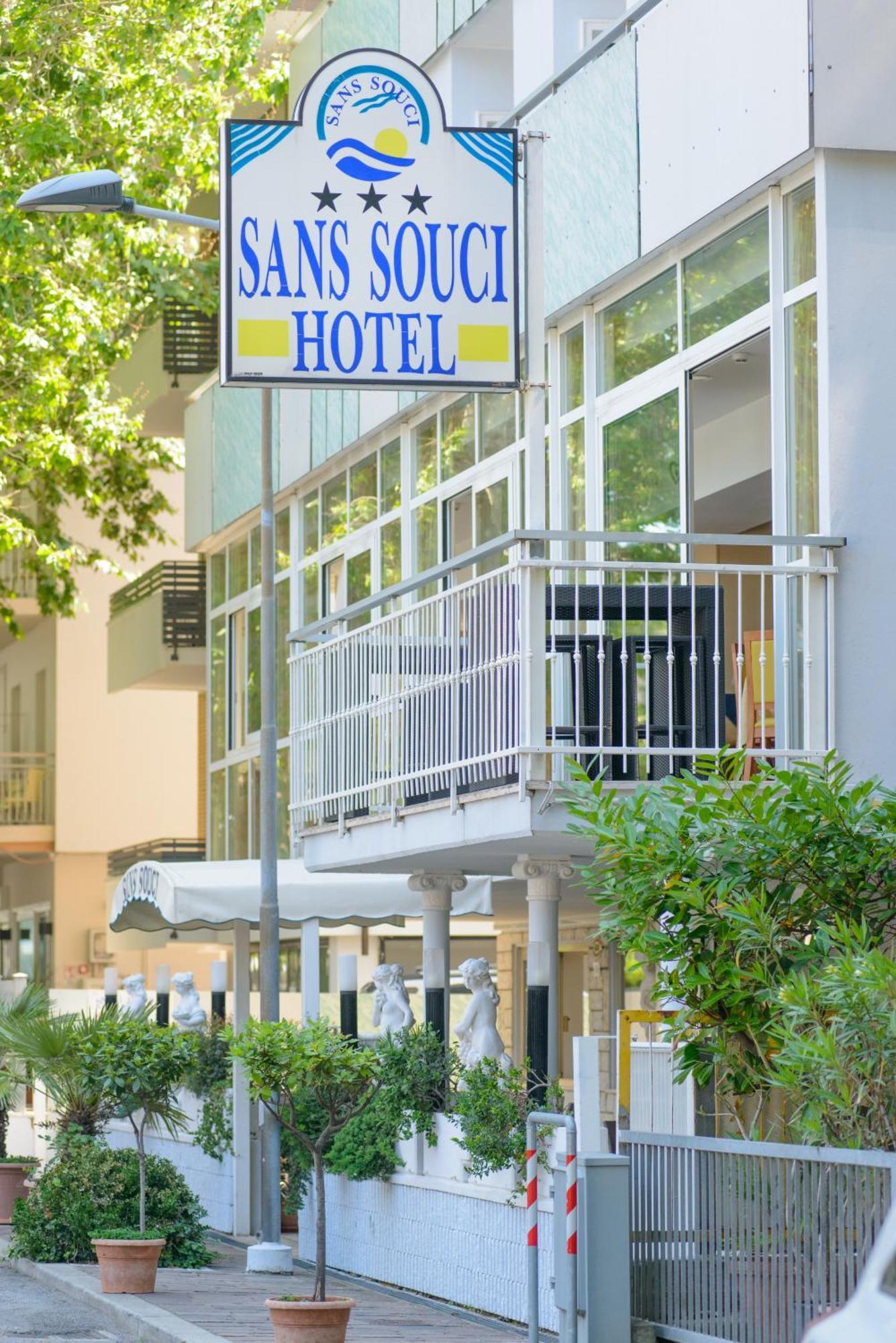 Hotel Sans Souci ريميني المظهر الخارجي الصورة